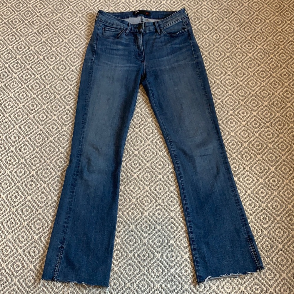 Like new 3x1 Crop Split leg jeans sz 24